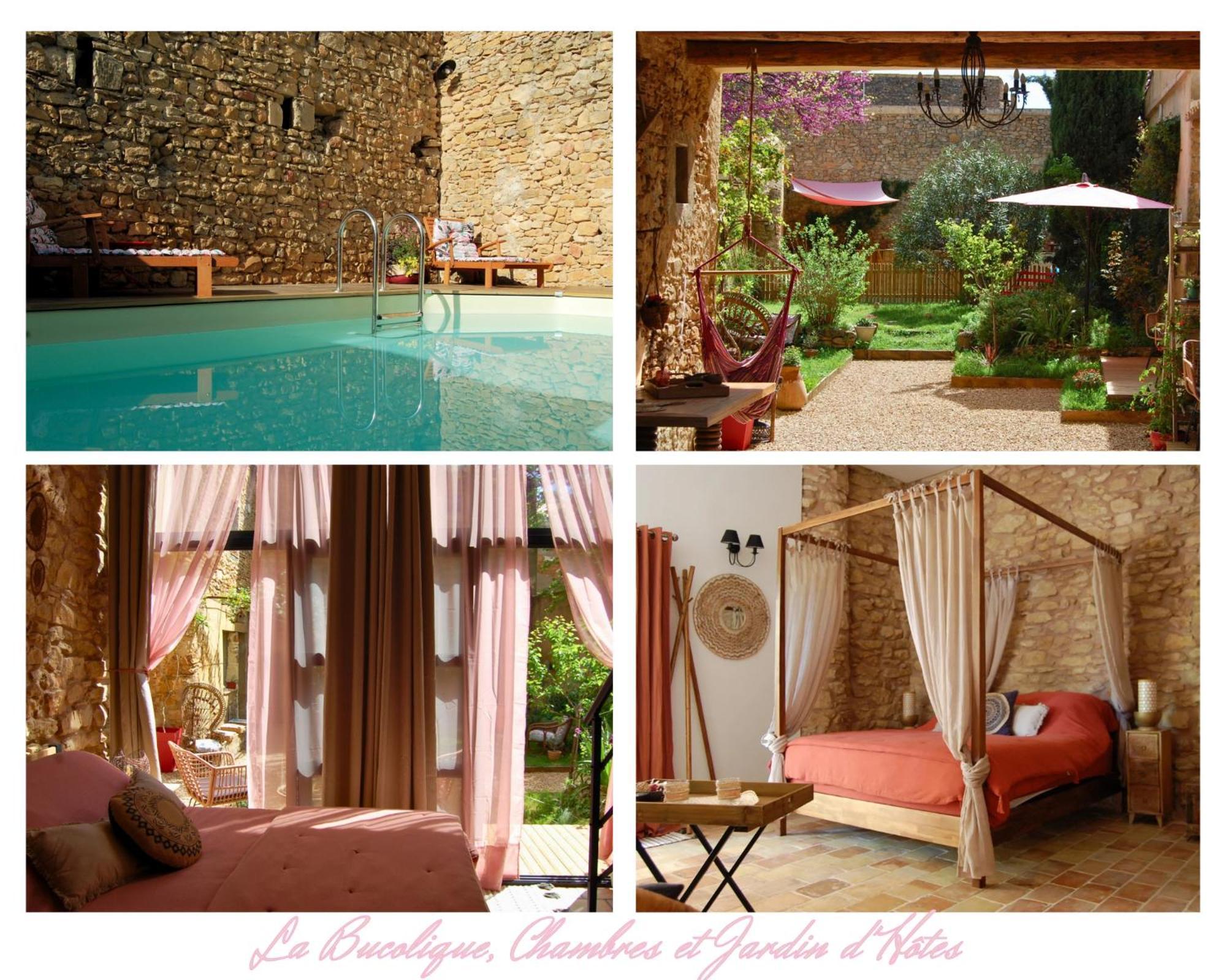 La Bucolique, Chambres Et Jardin D'Hotes Sabran エクステリア 写真